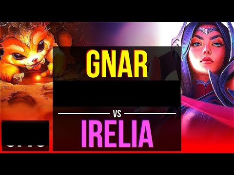 Gnar Vs Irelia TopLane Matchup Early Lane Phase.