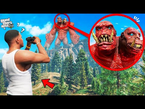 I Found A Scary MONSTER In Los Santos GTA 5! | Lovely Gaming