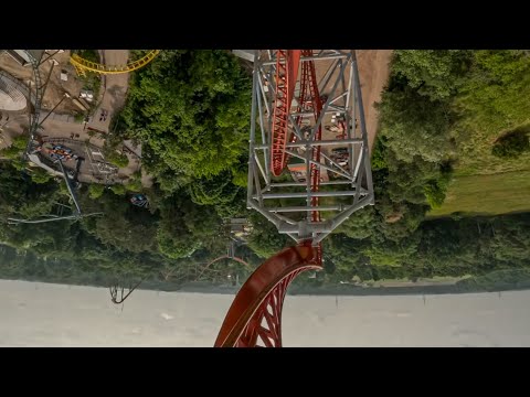 Sky Scream - Front Row 4K POV | Holiday Park (Plopsaland Deutschland)