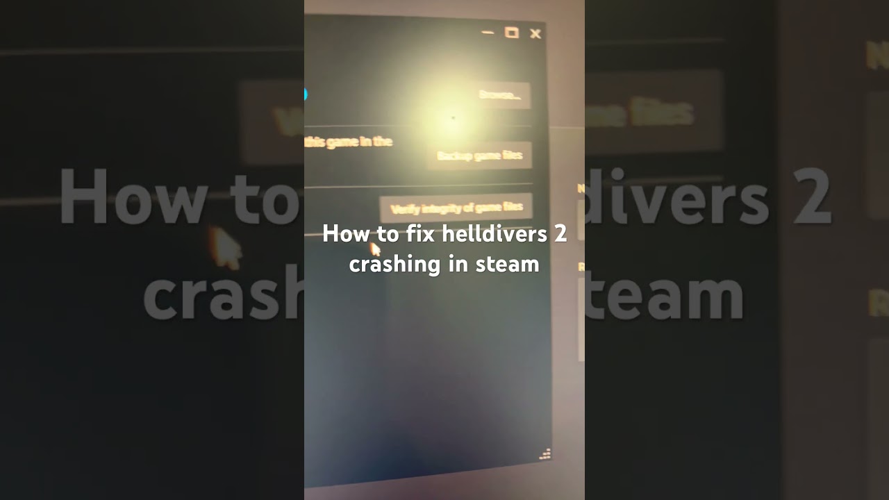 How to fix helldivers 2 crashing in steam