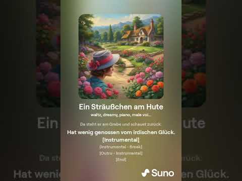 Ein Sträußchen am Hute