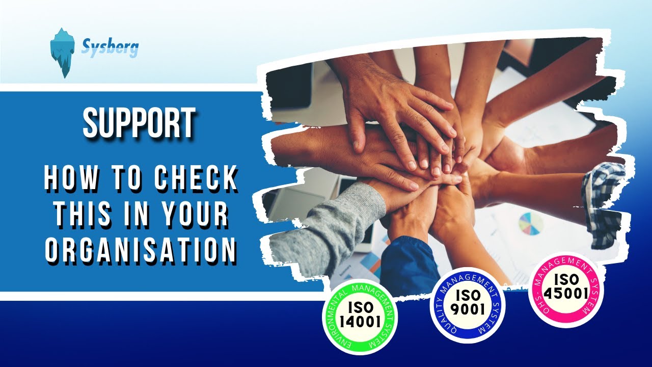 SUPPORT CHECKLIST