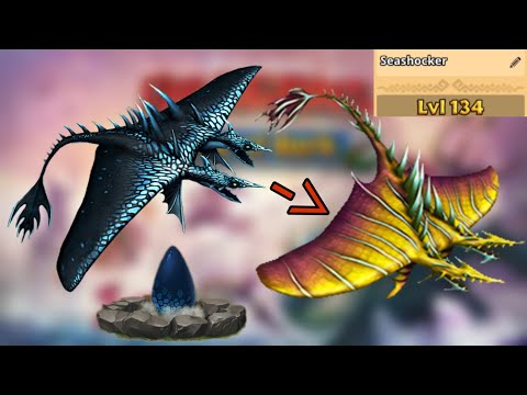 Seashocker Max Level 134 Titan Mode - Dragons:Rise of Berk