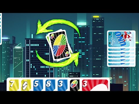 uno cards yellow bleu