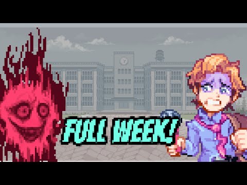 FNF Crazy Spirit & Glitch Senpai vs BF & GK! | Full Week!