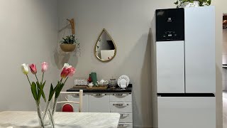 COMPREI A MINHA TÃO SONHADA GELADEIRA COMPREI LINDAS FLORES 🌹 