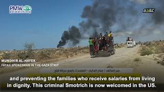 Fatah spokesman slamming Smotrich