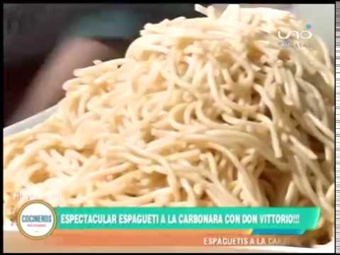 SPAGHETTI A LA CARBONADA - Cocinero Alexander Ayala