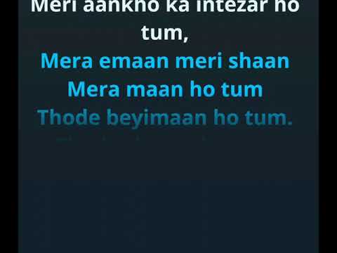 Thode badmash ho tum .... karaoke