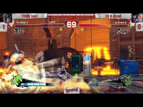 Yomi Gaming USF4 Capcom/Anime Week 4 Winner's Bracket YOMI Joel (Ryu) vs EG K-Brad (Cammy)