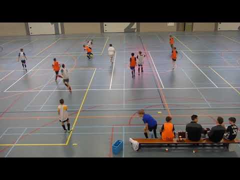 Zaalvoetbal vv Nieuwerkerk JO12-1 en JO13-1 (wedstrijd 4 van 5) 26-1-2019