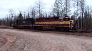 preview picture of video 'CN White Pine Sub Local WC #3010 & IC #3102'