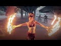 Learn this fire dance for free! | FireLily Fan Dance Challenge '21