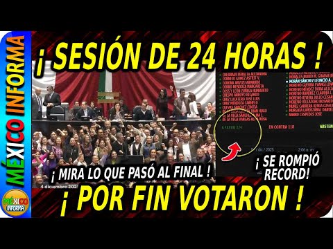 PASÓ AHORITA. POR FIN VOTARON TRAS DISCUSIÓN DE 24 HORAS. MIRA LO QUE PASÓ AL FINAL