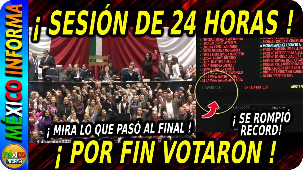 PASÓ AHORITA. POR FIN VOTARON TRAS DISCUSIÓN DE 24 HORAS. MIRA LO QUE PASÓ AL FINAL