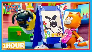MITTENS CREATES A MEOW-STERPIECE PORTRAIT! 🐱🎨 | Timmy & Friends