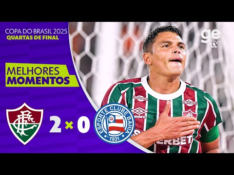 Gols e lances de Fluminense x Bahia