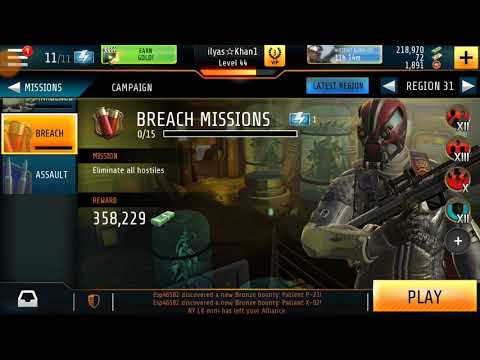 kill shot bravo Region 31-01 Breach Mission Completed