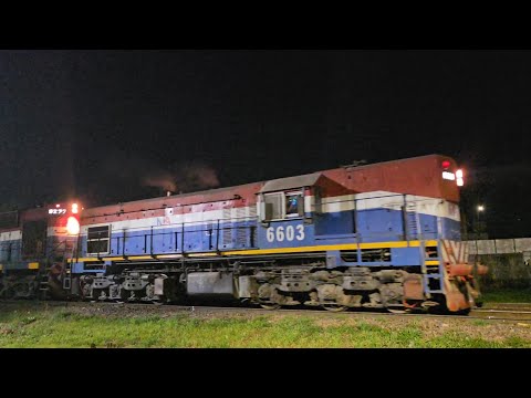 [4K] Tren cargado de NCA con destino a Rosario pasando por Marcos Juárez!!!!!!