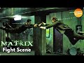 THE MATRIX 1999 Neo V Mr Smith Subway Fight Keanu Reeves TBT Action Movie Fight Scenes
