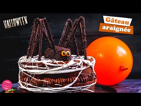 🕷️ GÂTEAU ARAIGNEE GEANTE POUR HALLOWEEN 🕷️
