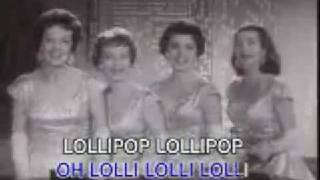 Chordettes Lollypop (live footage)