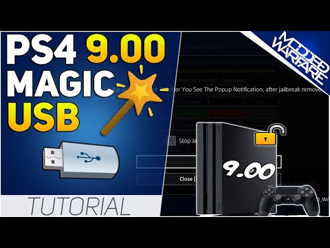 Wie man eine PS4 mit Firmware 9.00 und einem funktionierenden USB-Stick jailbreakt
