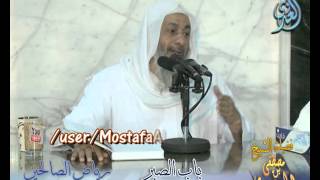 صورة شرح رياض الصالحين (13) باب الصبر من حديث مر النبي صلي الله عليه سلم بامرأة تبكي عند قبر