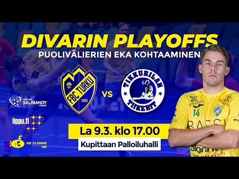 BC NetTV:  9.3.2019 kello 17:00 FBC Turku - Tikkurilan Tiikerit, divarin playoffs