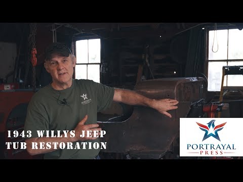 Restoring a WW2 Jeep Tub - Patch on Side Step/Side Wall ShopTime™13, #g503