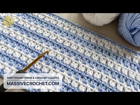 This Easy Crochet Baby Blanket Pattern is a Masterpiece! ❤️ Unique Crochet Stitch for Beginners