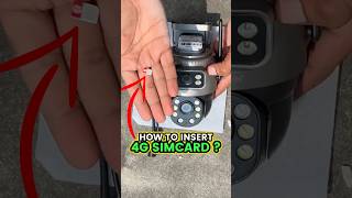 Active Pixel 4G Solar Dual Lens Camera | How to insert simcard ? How to install a 4g sim camera