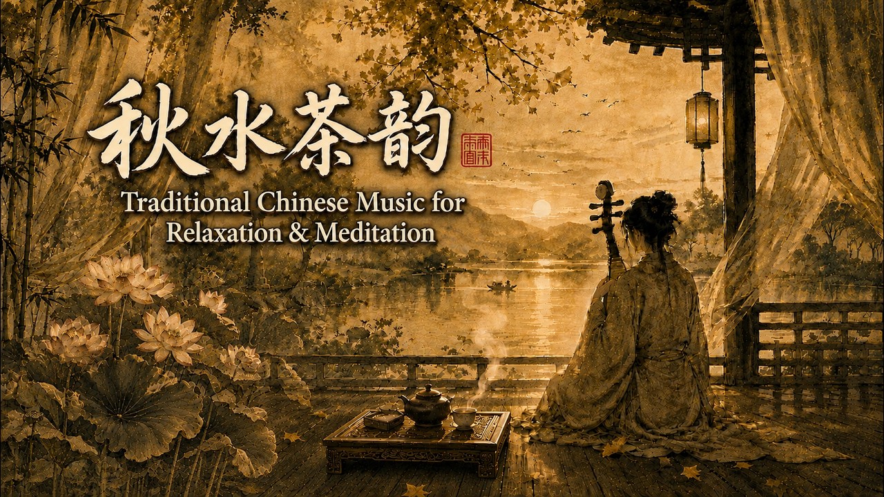 Autumn Lake Tea Melodies — 秋水茶韵 | Traditional Chinese Music for Relaxation & Meditation