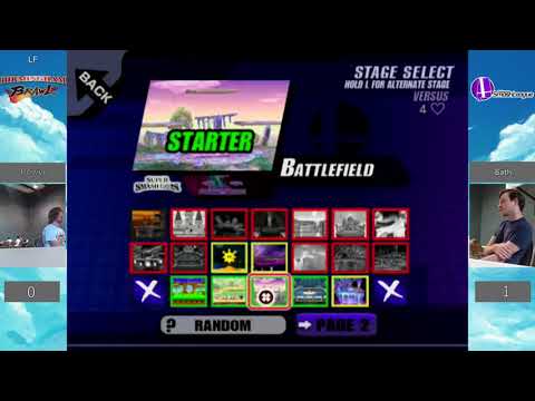 Birmingham Brawl 19 PM Singles LF - Power (Falcon, Roy) vs. Bath (Marth)