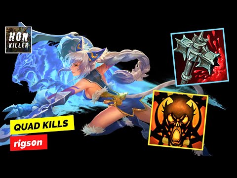 HoN The Dark Lady BRUTALIZER with SYMBOL OF RAGE