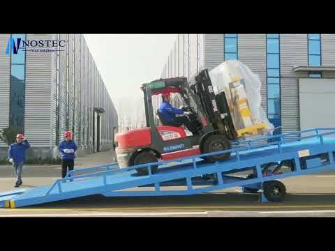 10t Mobile loading ramp for truck or containers by Nostec