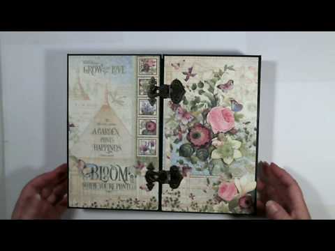 Graphic 45 Bloom Gatefold Album Available now in my Etsy Shop [SOLD]