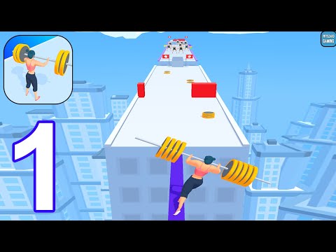 Weight Runner 3D 🏋️ All Levels Gameplay Walkthrough Part 1 Max Level 1-7 (Android, iOS)