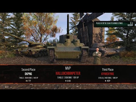 World of Tanks Console: T77 - 5.5k Direct Damage + 500 Assist- 7 Kills
