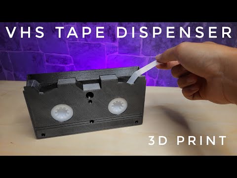 STL file VHS Tape Dispenser・3D print model to download・Cults