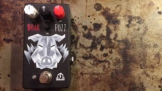 Video thumbnail for Ohmless Pedals Boar Fuzz Pedal for Guitar by Curtis Kent