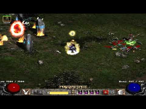 Diablo 2 Lightning sorcerer Uber run and Soj run