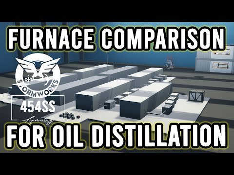 Stormworks: BEST Furnace Setup for Oil Distillation?!