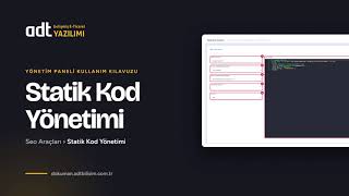 Siteye Google Analytics ve takip kodu nasıl eklenir? | ADT E-Ticaret Yönetim Pan