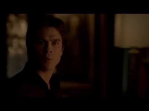 Elena tells Damon that she Loves him  (The Vampire Diaries 4x23: Graduation SEASON FINALE)