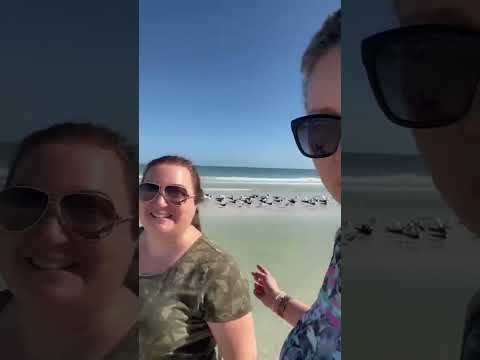 Sonya and Dolores on a Southwest Florida beach