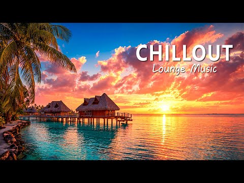 Tropical Sunset Chillout Vibes 🌴 Serene Beach Lounge Music | Relax & Unwind by the Ocean