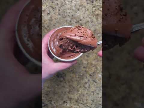 TWO Ingredient Chocolate Mousse