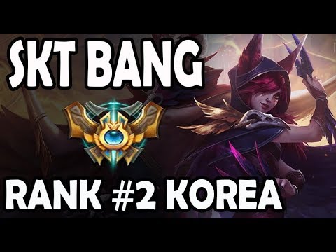 SKT Bang Xayah vs Kaisa ADC Rank #2 Korea