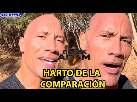 Dwayne Johnson “La Roca” ACEPTA que Black Adam NO puede competir con Black Panther Wakanda Forever😳